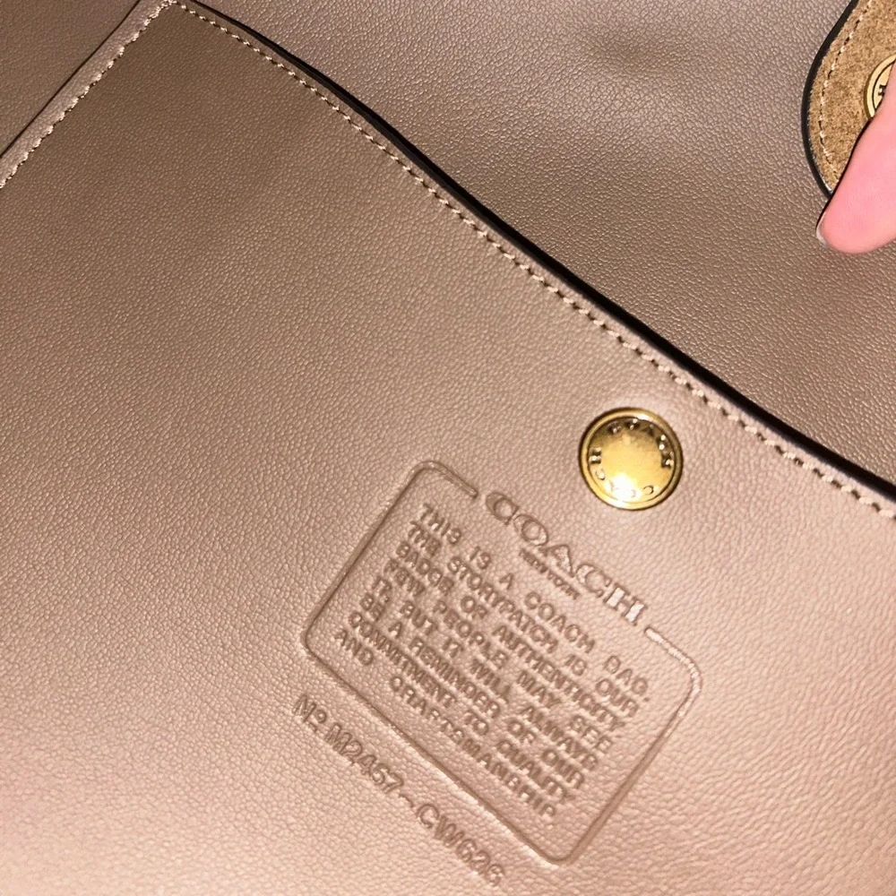 Coach soft suede